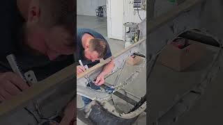 Ремонт тонкого бампера без шпатлевки материалами Fullen Polymer