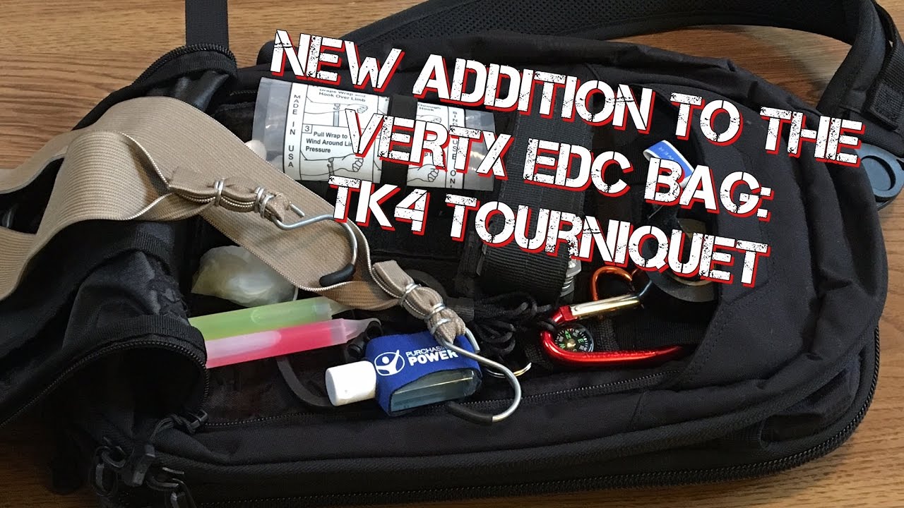 Tourniquet A New Addition to my Vertx EDC Sling Bag TK4 Tourniquet