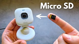 Inserting Micro SD Memory Card in Blink Mini / Blink Mini 2 for Local Storage - Pay No Subscription!