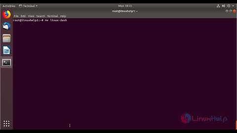 How to install Linux dash on Ubuntu 18.04
