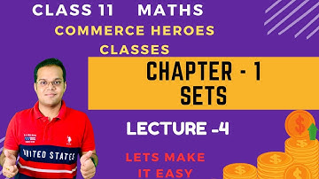Sets | Class 11 Maths | Lecture 4