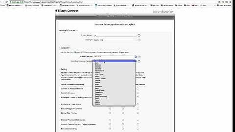 Getting Started with iTunes Connect