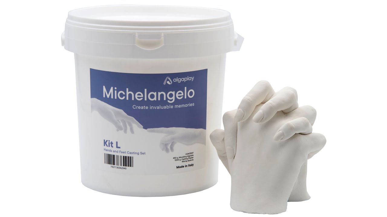 Como hacer un molde y un vaciado en yeso de una mano usando el kit básico de  alginato Alja-Safe® 
