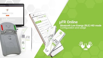 Wireless NFC Reader µFR Nano Online - Bluetooth Low Energy (BLE) HID mode