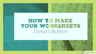 How to Make Worksheet's Using Powerpoint
