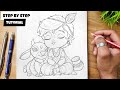 How to draw kid krishna bal gopal easy step by step tutorial for beginners ajarts03