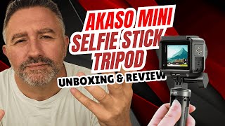 AKASO Mini Selfie Stick Tripod REVIEW - For When Holding Your Camera Is Just Too Much