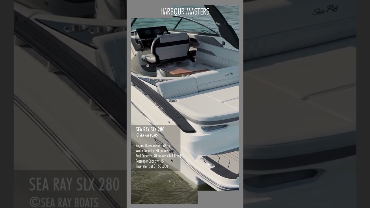 Sea Ray SLX 280 | Premium Luxury Day Cruiser