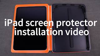 TAURI tempered glass installation video for the iPad series