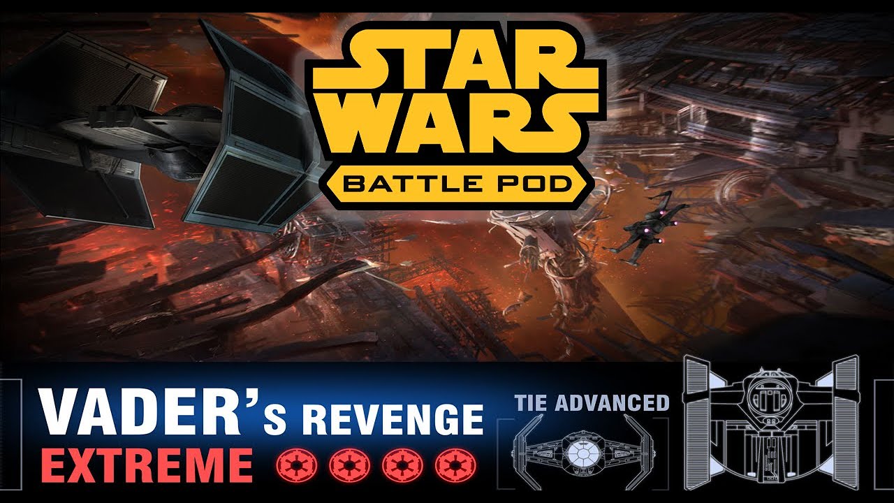 Star Wars Battle Pod arcade playthrough- Vader's Revenge EXTREME