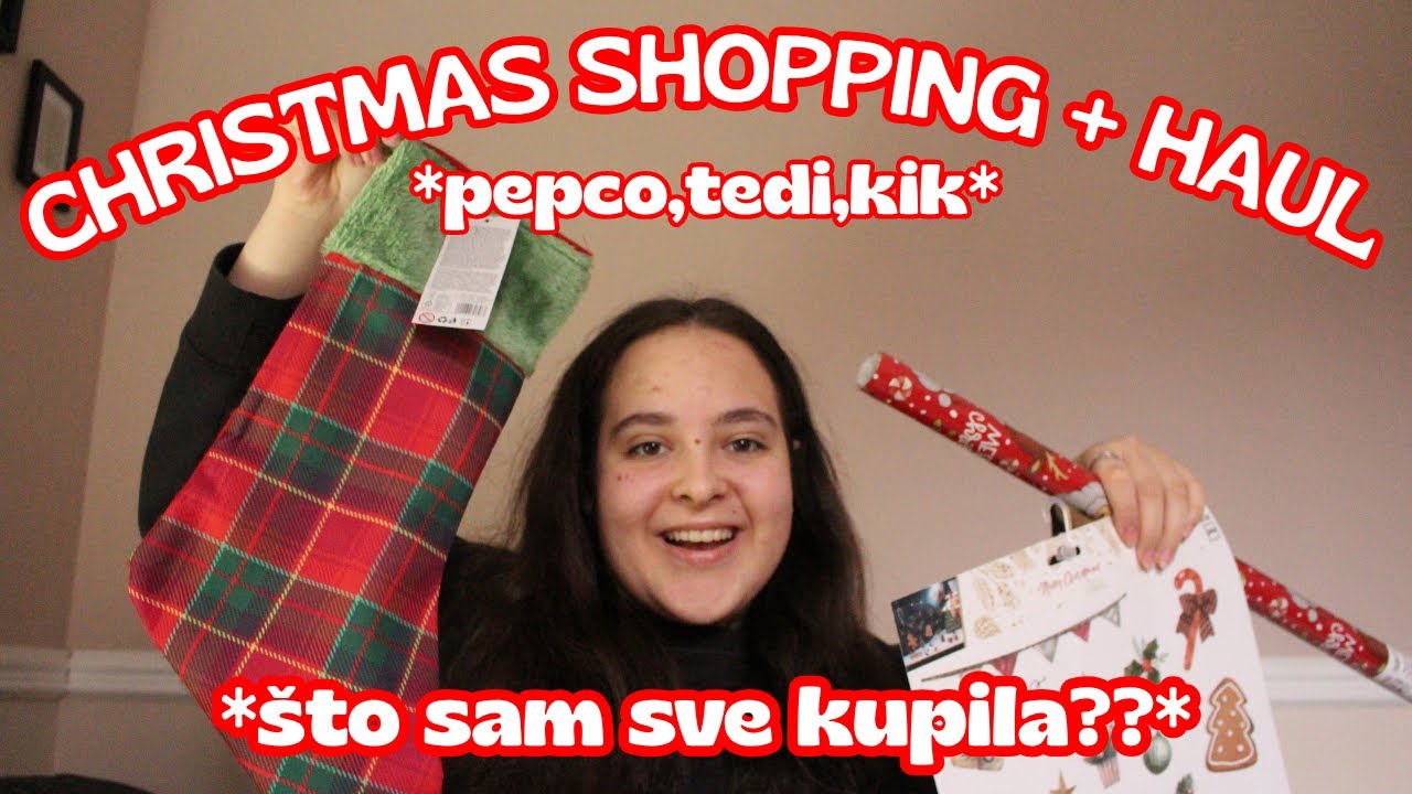 CHRISTMAS SHOPPING + HAUL (pepco, tedi,kik)