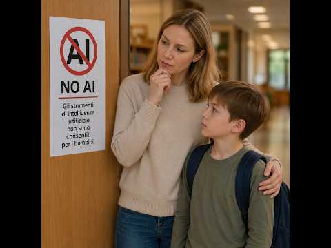 Video Bambini e Intelligenza Artificiale: vietarla o spiegarla ?