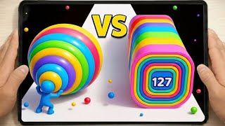 LAYER MAN 3D 🧱 VS SMASH RUNNER 3D 🔨 | THE ULTIMATE STACK & SMASH CHALLENGE! 🚀✨💎 #Gaming screenshot 4