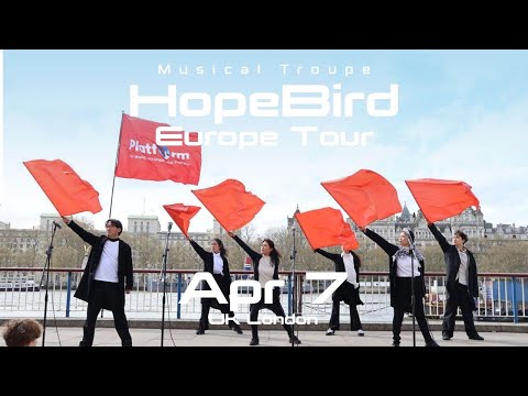 HopeBird Europe Tour April 7 London River Thames