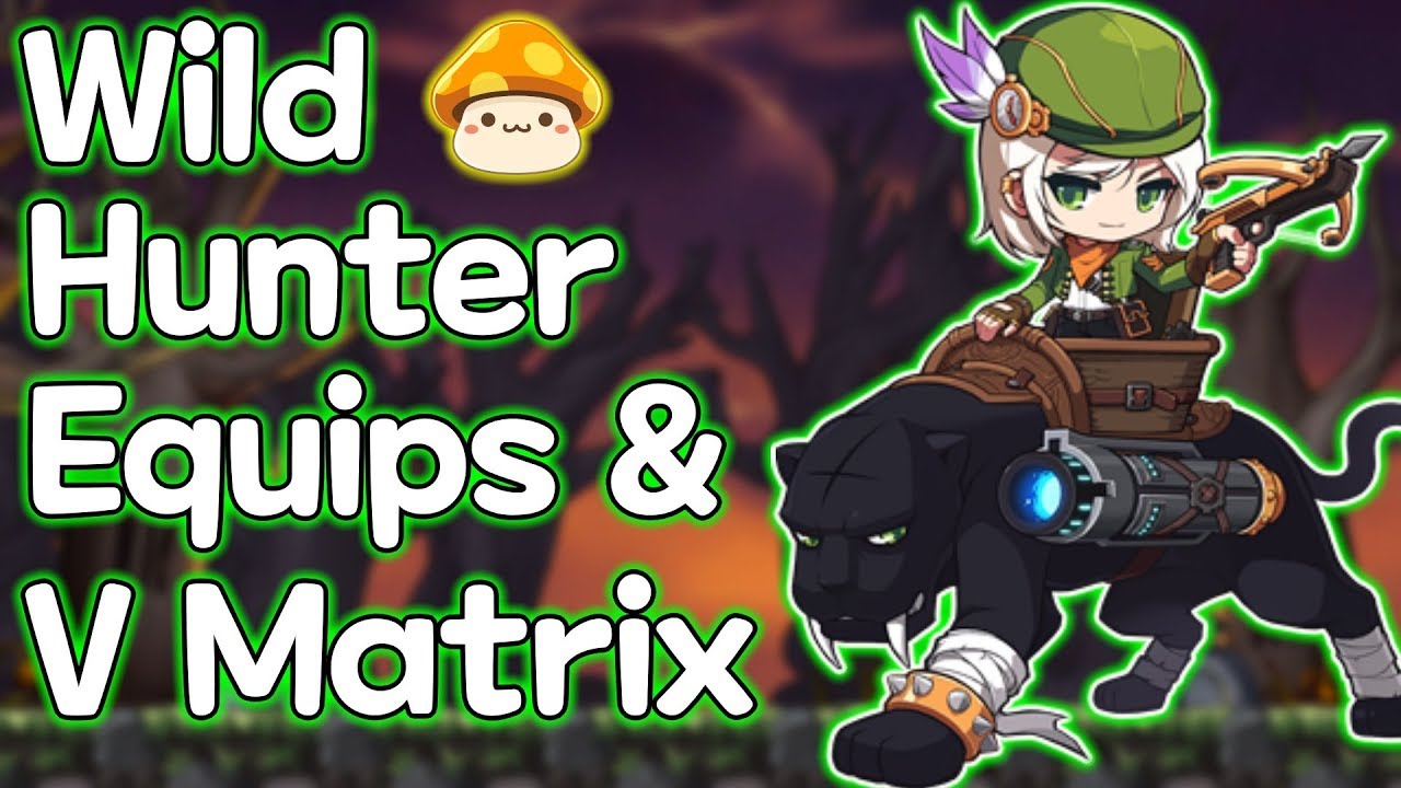 58k DEX Wild Hunter Equips & V Matrix - YouTube