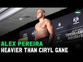 Alex Pereira is heavier than Ciryl Gane | UFC White House: Official Weigh-Ins