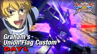 EXVS2.XB | Graham's Union Flag Custom Day 1 Gameplay
