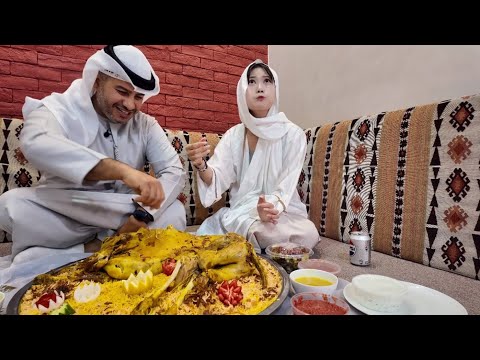 Korean TRY Arabic food for the first time in UAE ๐ฆ๐ช๐ฐ๐ท