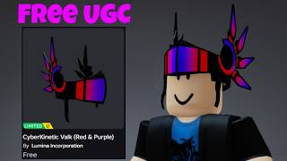 Free Ugc Limited How To Get Cyberkinetic Valk In Cyber Room Roblox Free Ugc