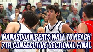 Manasquan 42 Wall 37 | Central Group 2 Semifinal | Squan Reaches 7th Straight Section Final