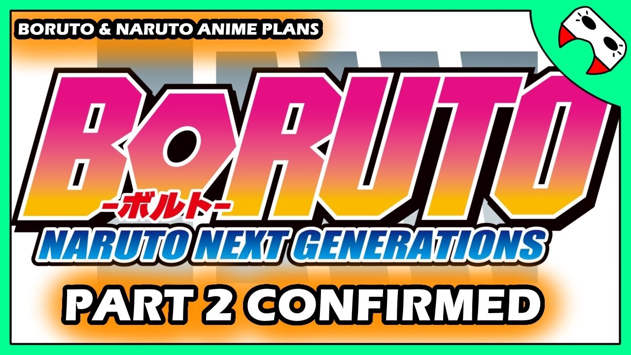 Boruto Part 2 Anime CONFIRMED & Naruto's 20th Anniversary Anime