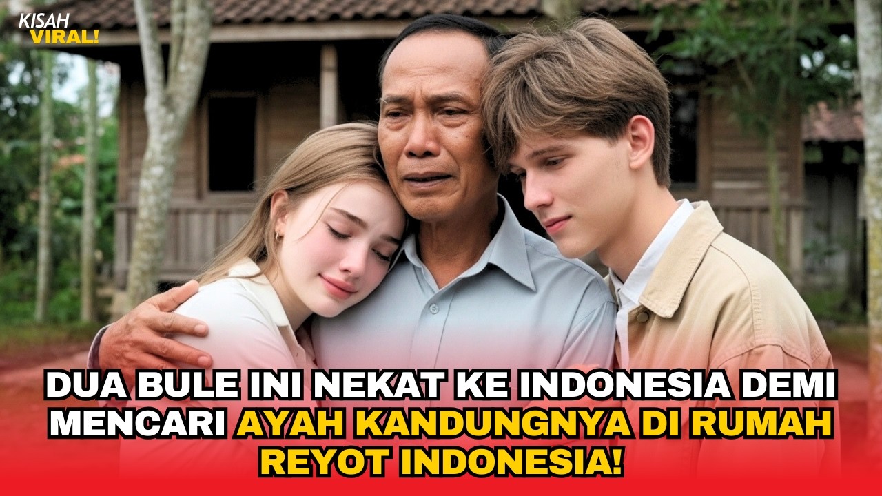 20 TAHUN HILANG! DUA BULE IN MENANGIS SAAT BERTEMU AYAHNYA HIDUP MISKIN DI RUMAH REYOT