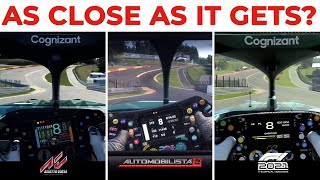 Recreating DRIVER'S EYE | Realistic and Immersive Cockpit Cam | F1 2021 vs Assetto Corsa vs AMS 2