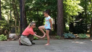 Easiest One Foot Standing Balance Practice Pediatric Physical Therapy Exercises For Balance