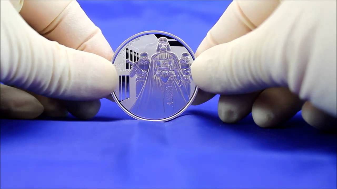 2016 Niue Silver Star Wars Classic: Darth Vader 1oz Silver Proof Coins