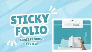 Craft Product Review - We R Makers Sticky Folio