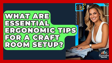 What Are Essential Ergonomic Tips For A Craft Room Setup? - Your Organization Mentor