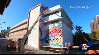 Plaza building will turn into huge artwork