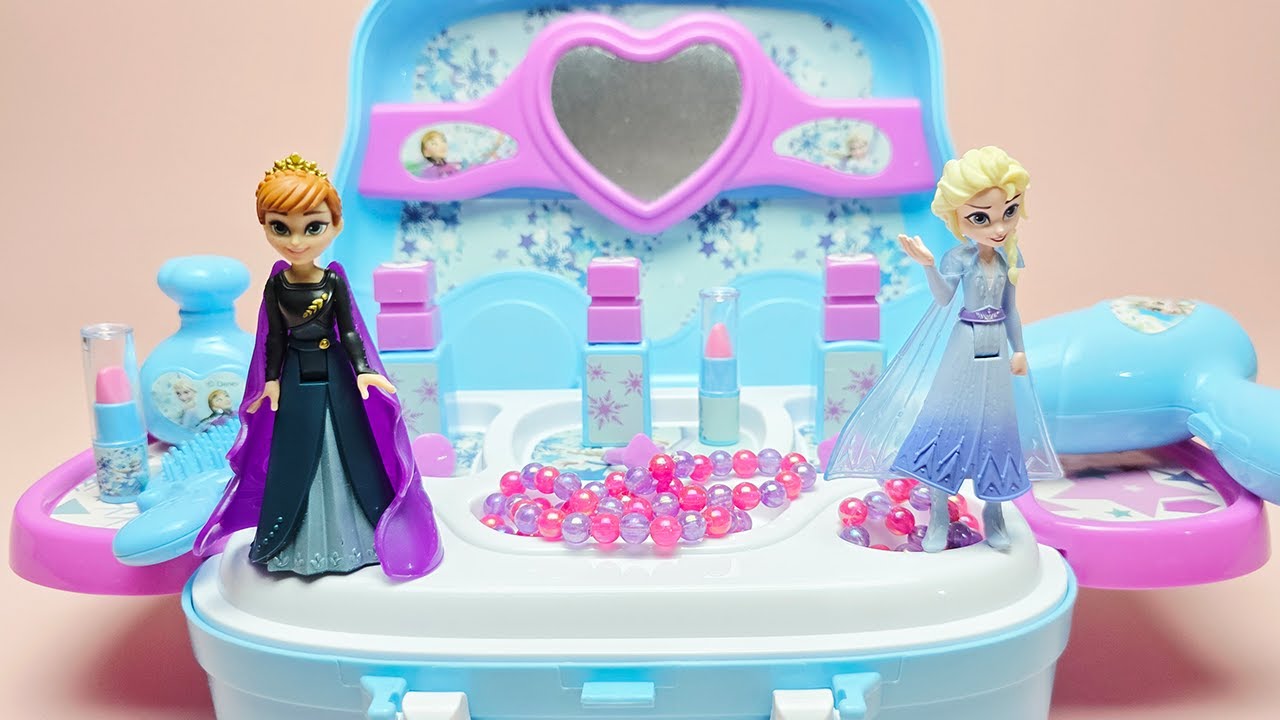 Disney Princess Frozen Beauty Set Satisfying with Unboxing Compilation Toys ASMR 