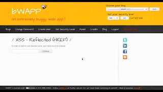 XSS   Reflected HREF   Low Security Level