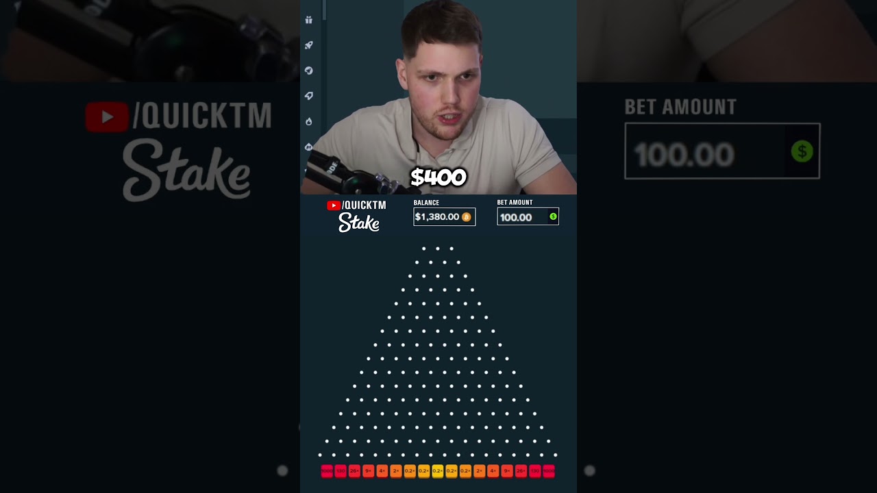 $100 PLINKO BALLS ON HIGH RISK (STAKE ORIGINALS) 