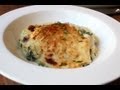 Fisherman's Pie - Cod & Spinach Casserole topped with Potato Crust