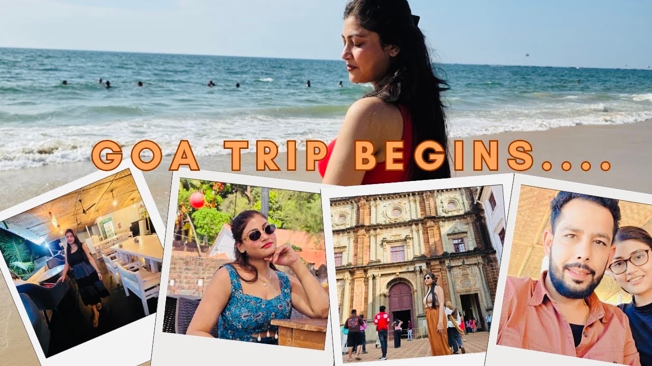 Goa Trip Vlog | Day 1 | Beaches, Food & Vibes ✨🌴