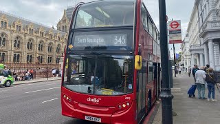 London Bus Route: 345 | Abellio London | ADL Enviro 400 Hybrid | Euro 6 | SN64 OEZ | 2475