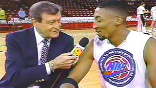 Chick Hearn with Scottie Pippen, 1994 interview