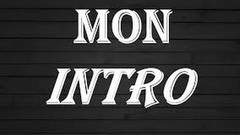 Nouvelle Intro MultiGaminG l FR