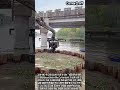 교량 기초를 위한 시트파일 물막이 시공 #worker #process #engineering #pile #river