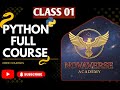 Lecture 1: Introduction to Python Programming | Beginner to Advanced Course