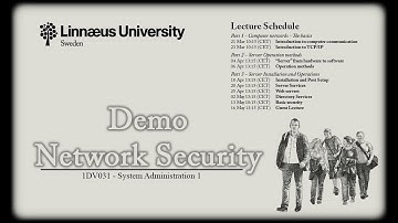 1DV031 - Demo - Network Security