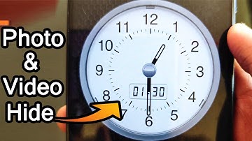 How To Hide Photos And Videos | secret clock vault photo video locker | Android tricks