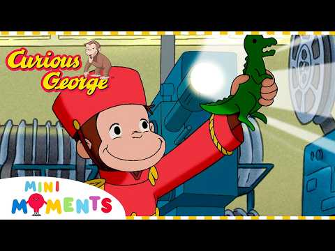George's Amazing Dinosaur Movie! 🍿 | Curious George | Mini Moments