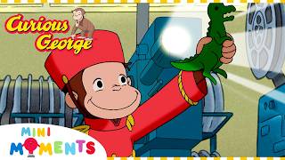 George's Amazing Dinosaur Movie! 🍿 | Curious George | Mini Moments