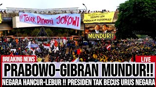 TAK BECUS URUS NEGARA !! PRABOWO-GIBRAN SEBAIKNYA MUNDUR