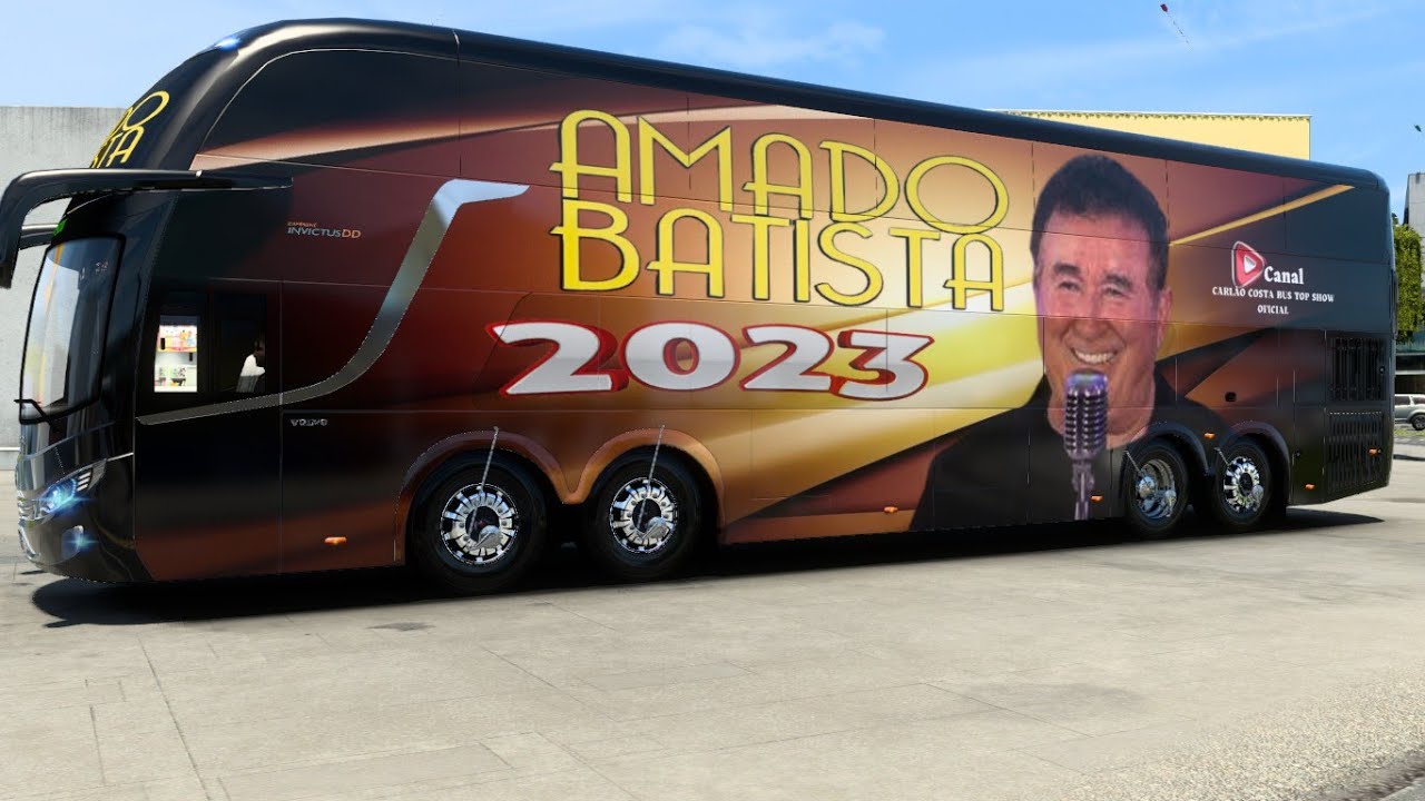 AMADO BATISTA RETRÔ 2023 NO BUS TOP SHOW - YouTube