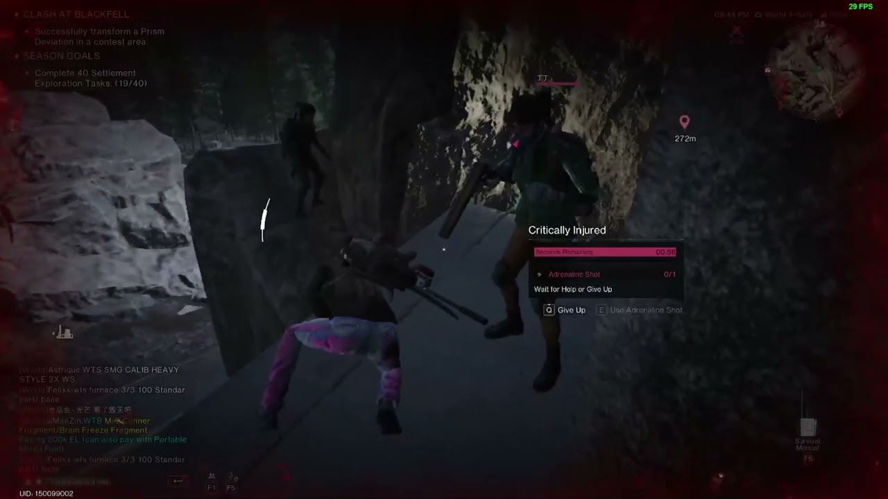 This is how people Framing Cheating for Prism points in Once Human 