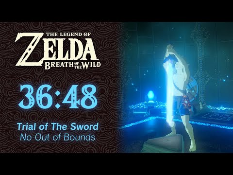 Video: Zelda: Breath Of The Wild Speedrunner Flammar Genom Trial Of The Sword På Under 44 Minuter